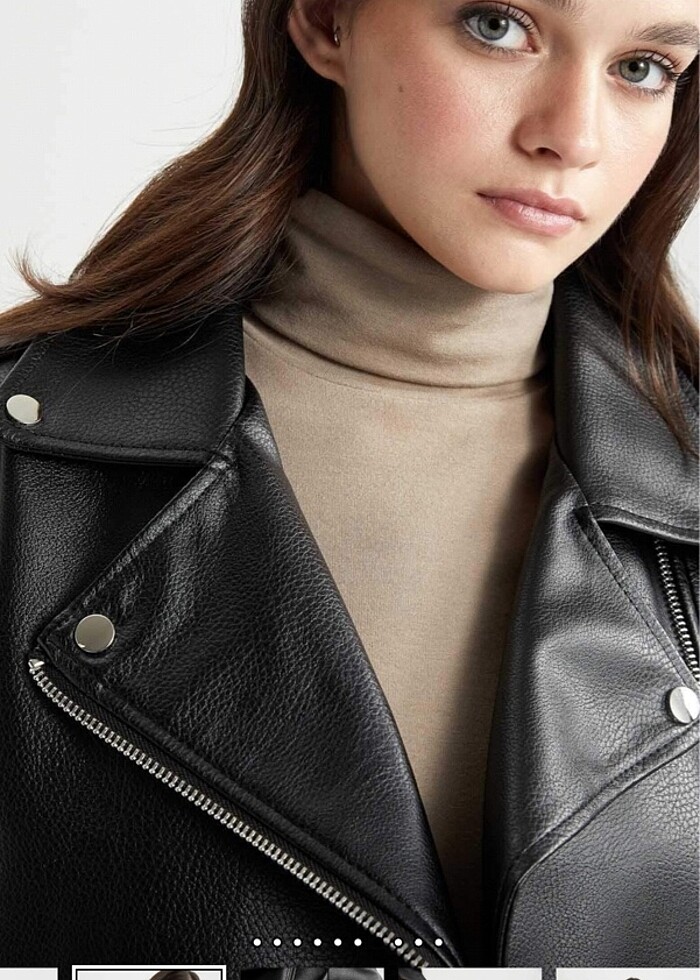 Deri ceket defacto - Görsel 3