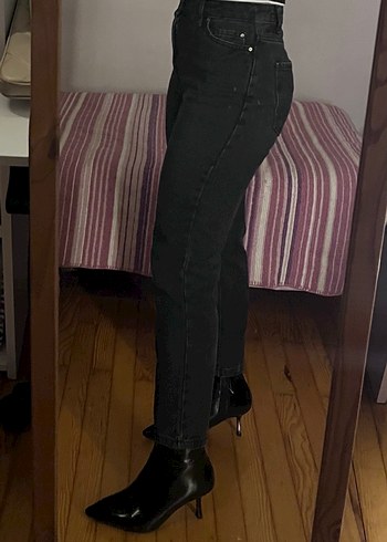 Trendyolmilla siyah kot pantolon - Görsel 2