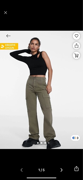 stradivarius kargo pantolon