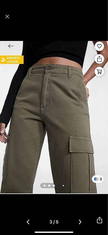 40 Beden stradivarius kargo pantolon