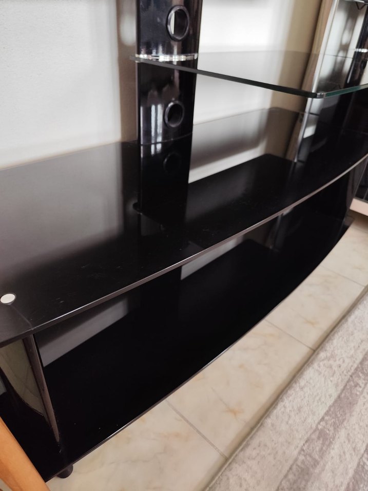 Siyah Baskılı Basamak TV ünitesi - Görsel 2