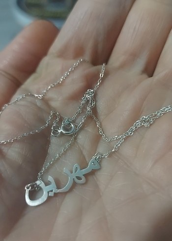 gümüş kolye gerçek gümüş - Görsel 2