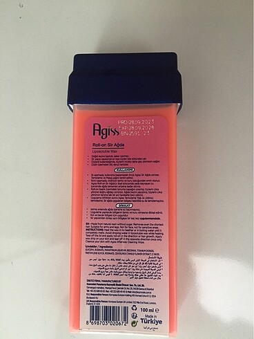 Diğer Agiss Roll-On Sir Ağda 100 ml (Pudralı)