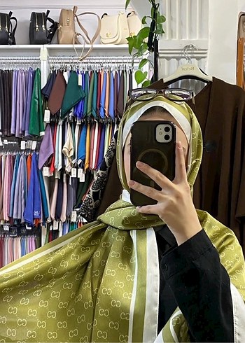 Gucci Gucci vual ipek şal