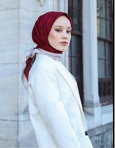 Diğer Hint ipek monogram eşarp