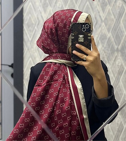 Gucci Gucci vual ipek şal