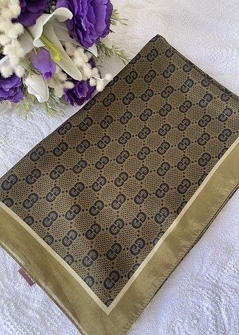 Gucci Dijital Pamuk vual şal