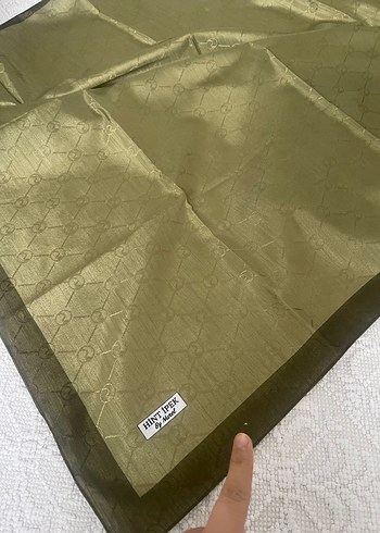 Hint ipek monogram eşarp - Görsel 6