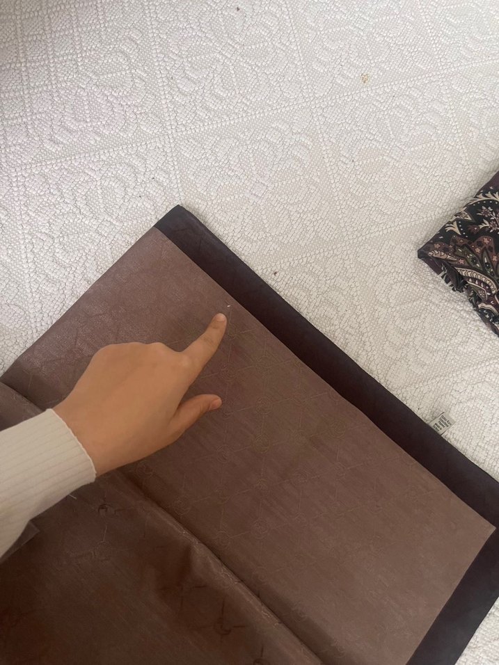 Hint ipek monogram eşarp - Görsel 2