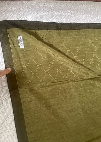 Hint ipek monogram eşarp - Görsel 6