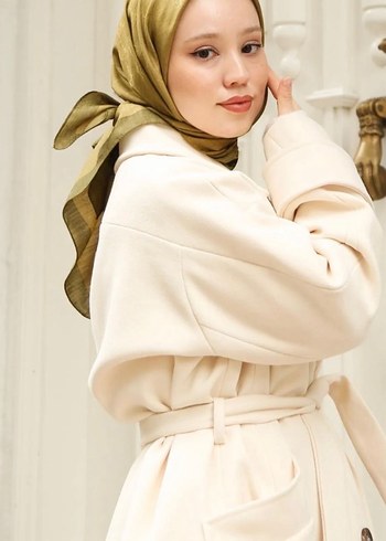 Hint ipek monogram eşarp - Görsel 4