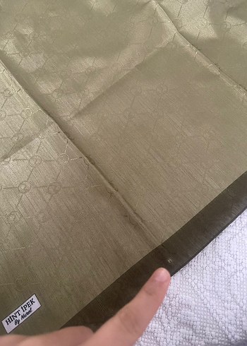 Hint ipek monogram eşarp - Görsel 6