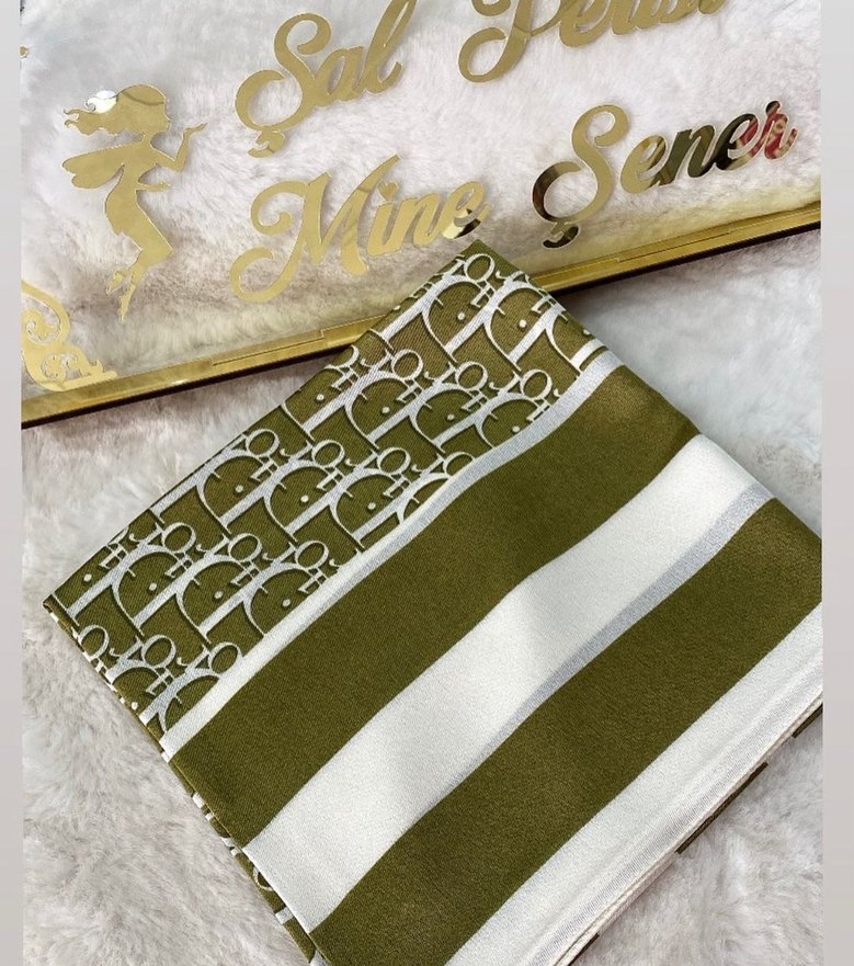 Dior vual ipek eşarp - Görsel 2