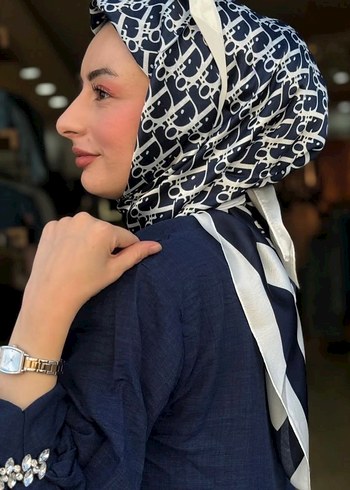Dior vual ipek eşarp - Görsel 3