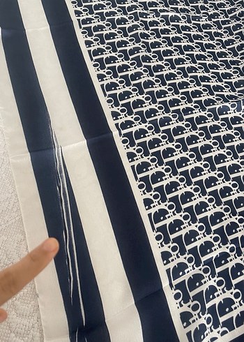 Dior vual ipek eşarp - Görsel 5