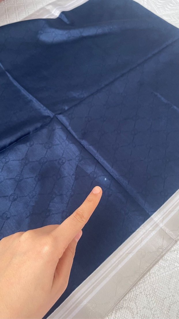 Hint ipek monogram şal - Görsel 5