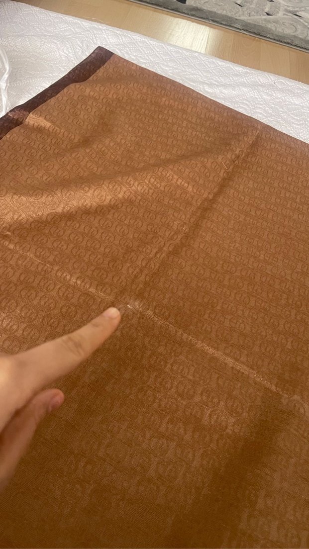 Hint ipek monogram şal - Görsel 2