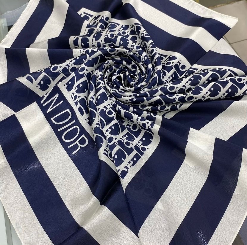 Dior vual ipek eşarp - Görsel 3