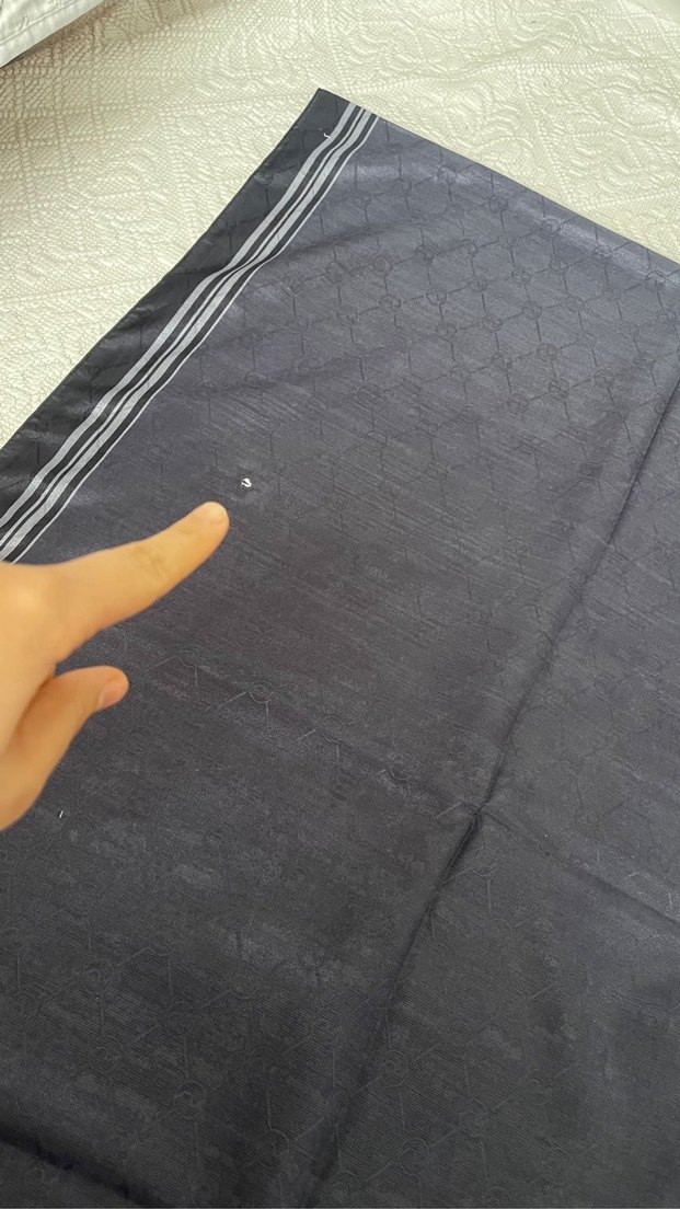 Hint ipek monogram şal - Görsel 5