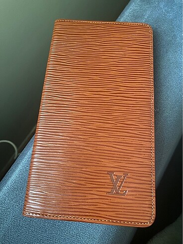 Orjinal Louis Vuitton Brown Epi Long Bifold Cüzdan