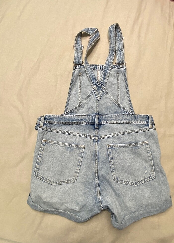 1 kere giyilmiş h&m marka salopet - Görsel 2