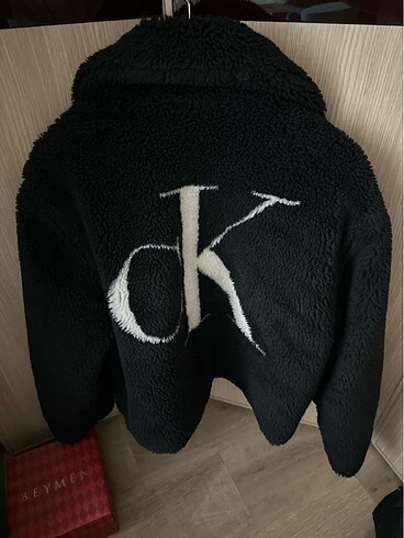 m Beden Calvin klein jeans tüylü mont
