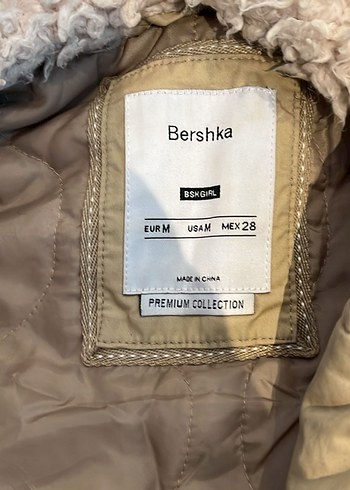 m Beden Bershka Kadın Midi Mont
