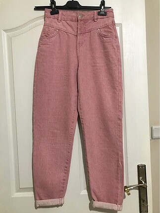 Berska pembe Mom jean
