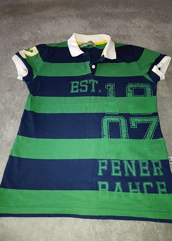 bayan fenerium Yeşil Kısa Kollu Polo Tişört