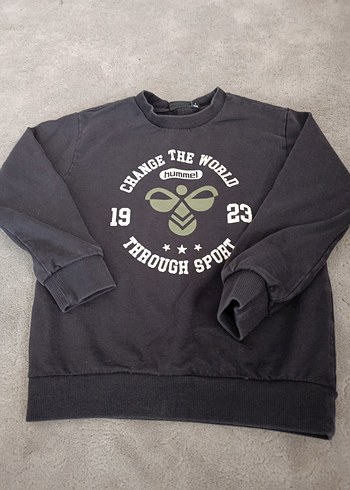Hummel Gri Erkek Çocuk Sweatshirt