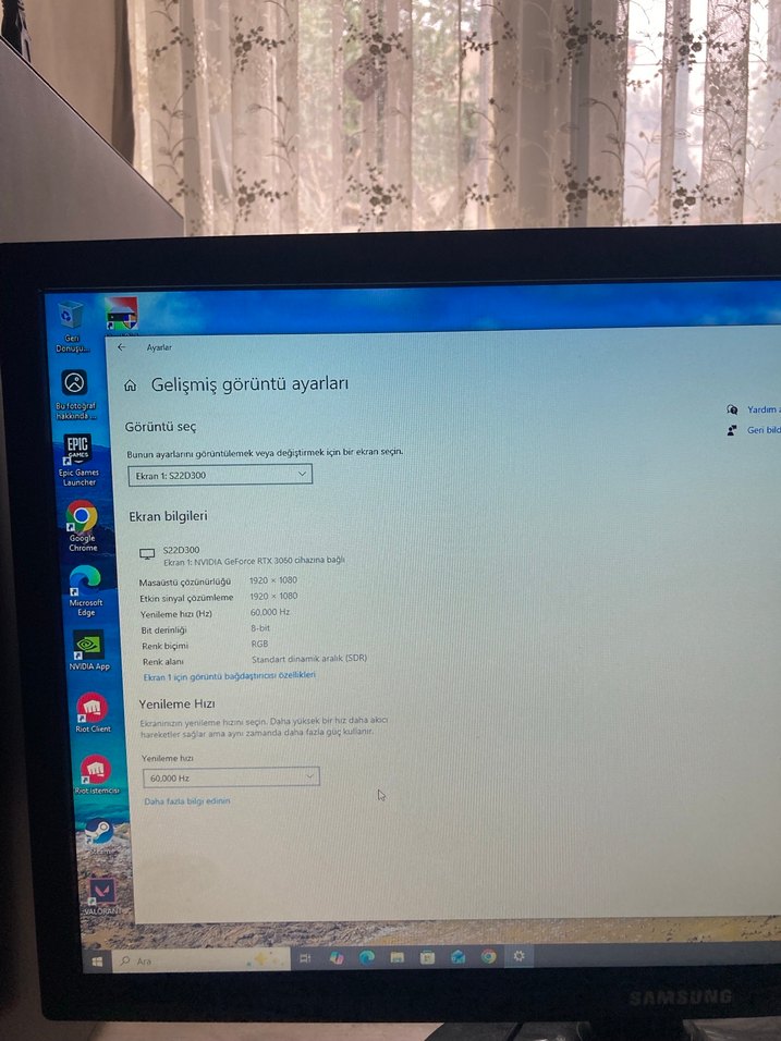 Samsung Ls22D300 22 inç 60 hz monitör - Görsel 3