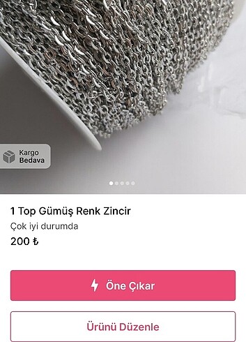  Beden Renk malzeme seti