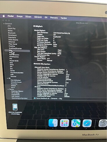 Beden MacBook Air 2017