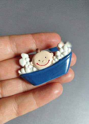 Renkli Bebek Figürlü Küvet Süsü biblo - Görsel 3