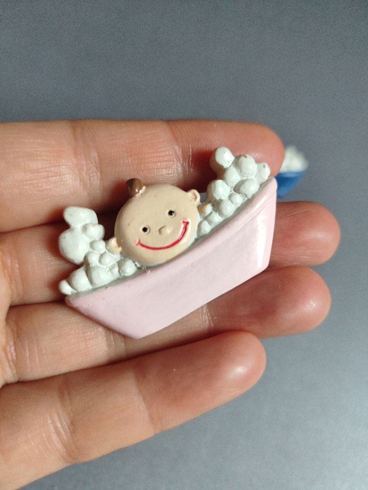 Renkli Bebek Figürlü Küvet Süsü biblo - Görsel 2