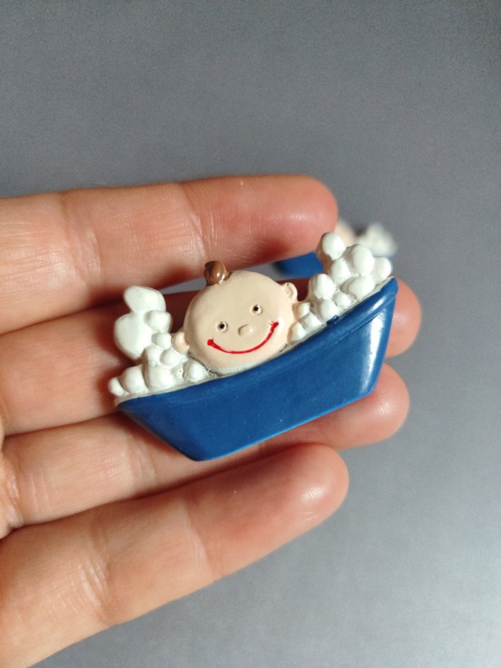 Renkli Bebek Figürlü Küvet Süsü biblo - Görsel 3