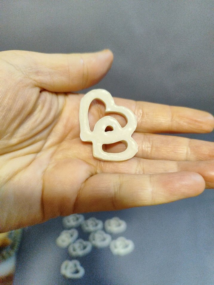 Beyaz Kalp obje - Görsel 3