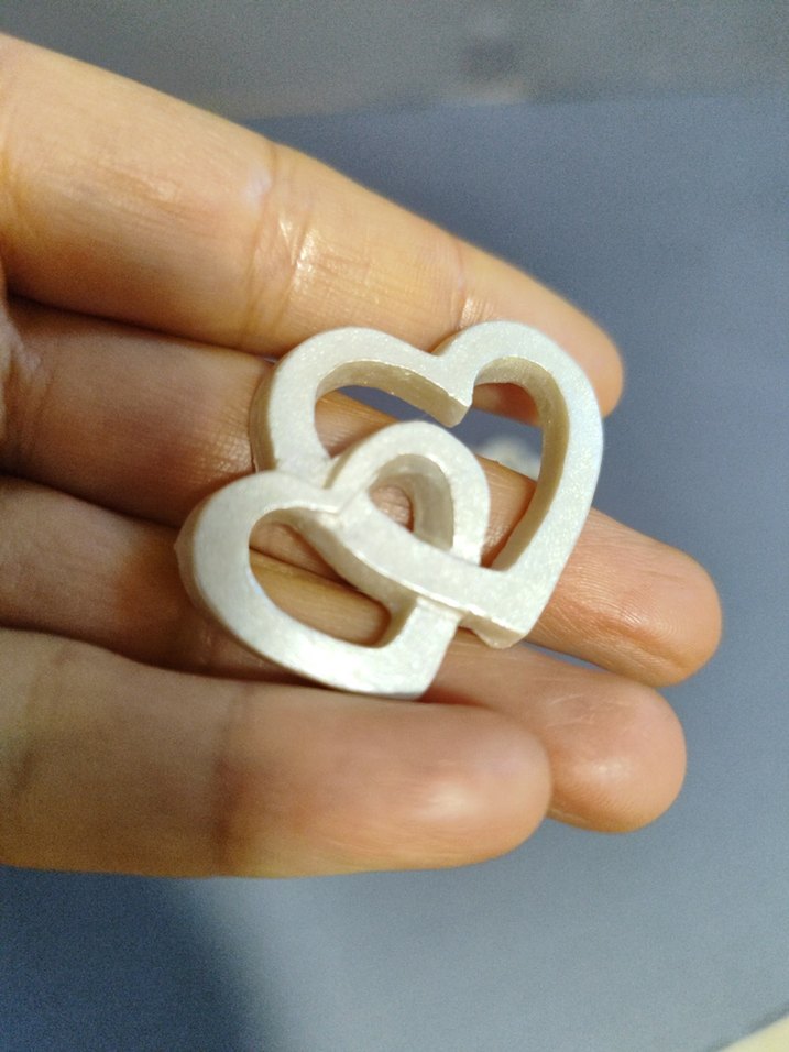 Beyaz Kalp obje - Görsel 2