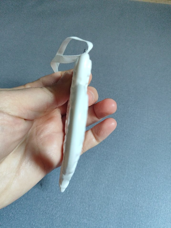 Dantel Detaylı Beyaz Kalp biblo - Görsel 4