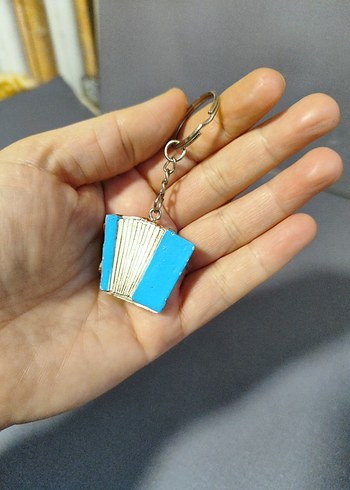 Vintage Tipografi ve Akordeon Anahtarlık Seti - Görsel 5