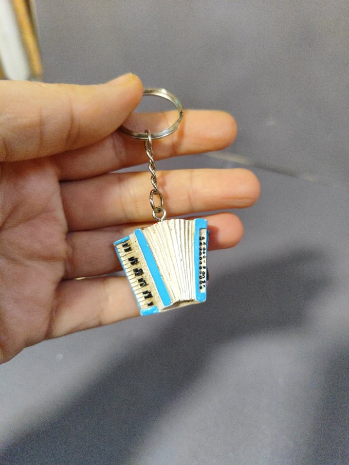 Vintage Tipografi ve Akordeon Anahtarlık Seti - Görsel 4