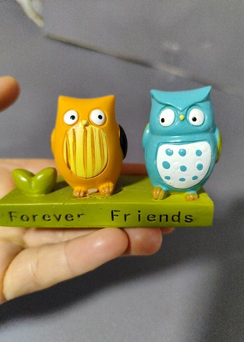 Renkli Baykuş Figürleri Seti - Görsel 3