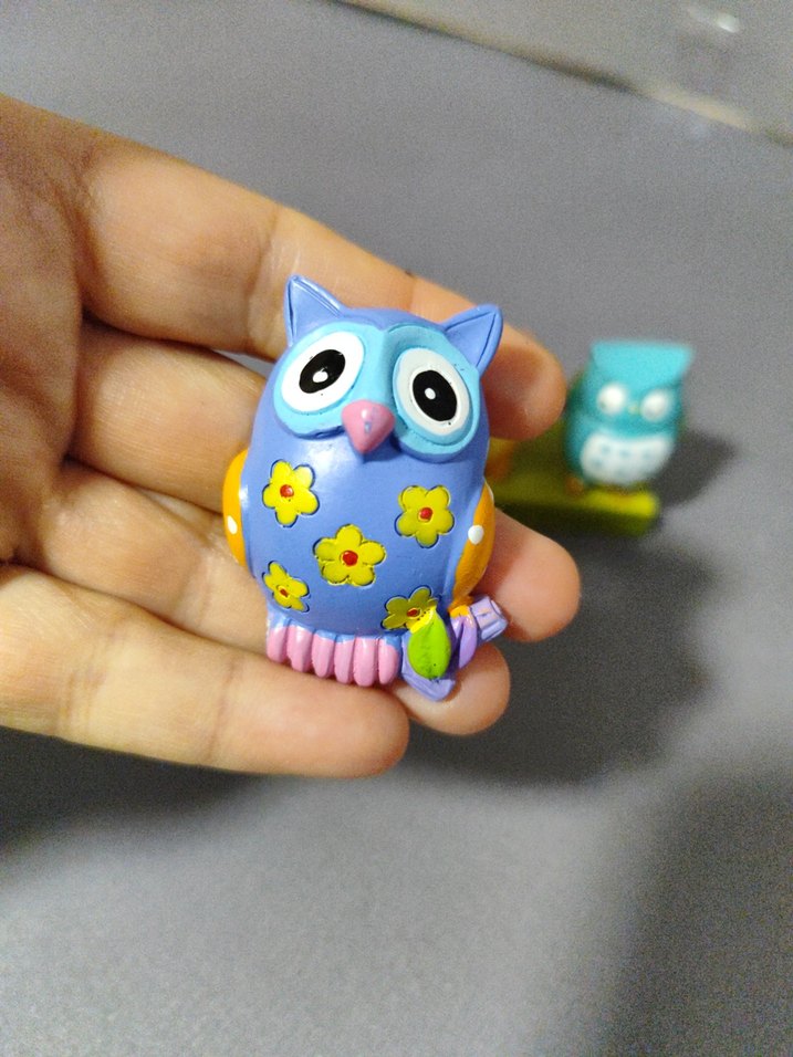 Renkli Baykuş Figürleri Seti - Görsel 2