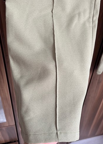 Trendyol & Milla Kadın Haki Düğmeli Midi Kumaş Pantolon