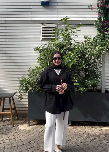 m Beden Beyaz sucuba Kadın Kumaş Pantolon