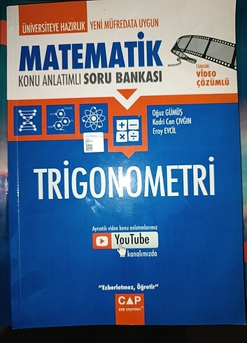 Matematik trigonometri sınava hazırlık kitabı 