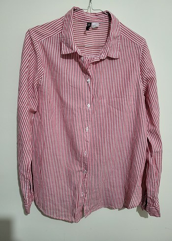 Kırmızı Çizgili H&M Gomlek