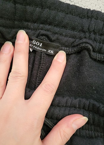 Siyah polarli  Eşofman Altı - Görsel 5