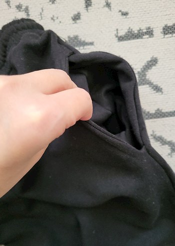 Siyah polarli  Eşofman Altı - Görsel 3