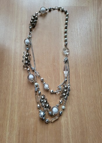 Vintage Boncuklu Bohem Kadın Kolye - Görsel 4